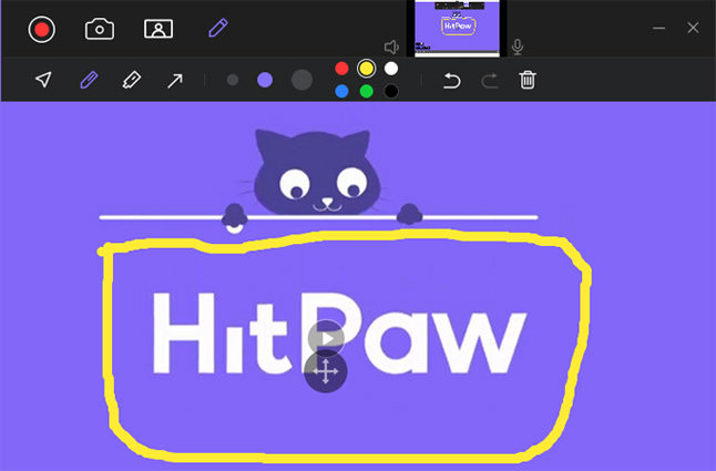 HitPaw Screen Recorder 레코드와 기록