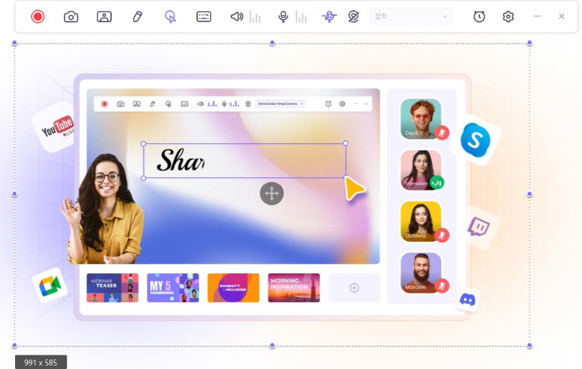 HitPaw Edimakor Screen Recorder 화면 녹화 방법