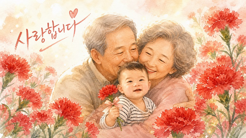 AI 카네이션 이미지 생성 호과