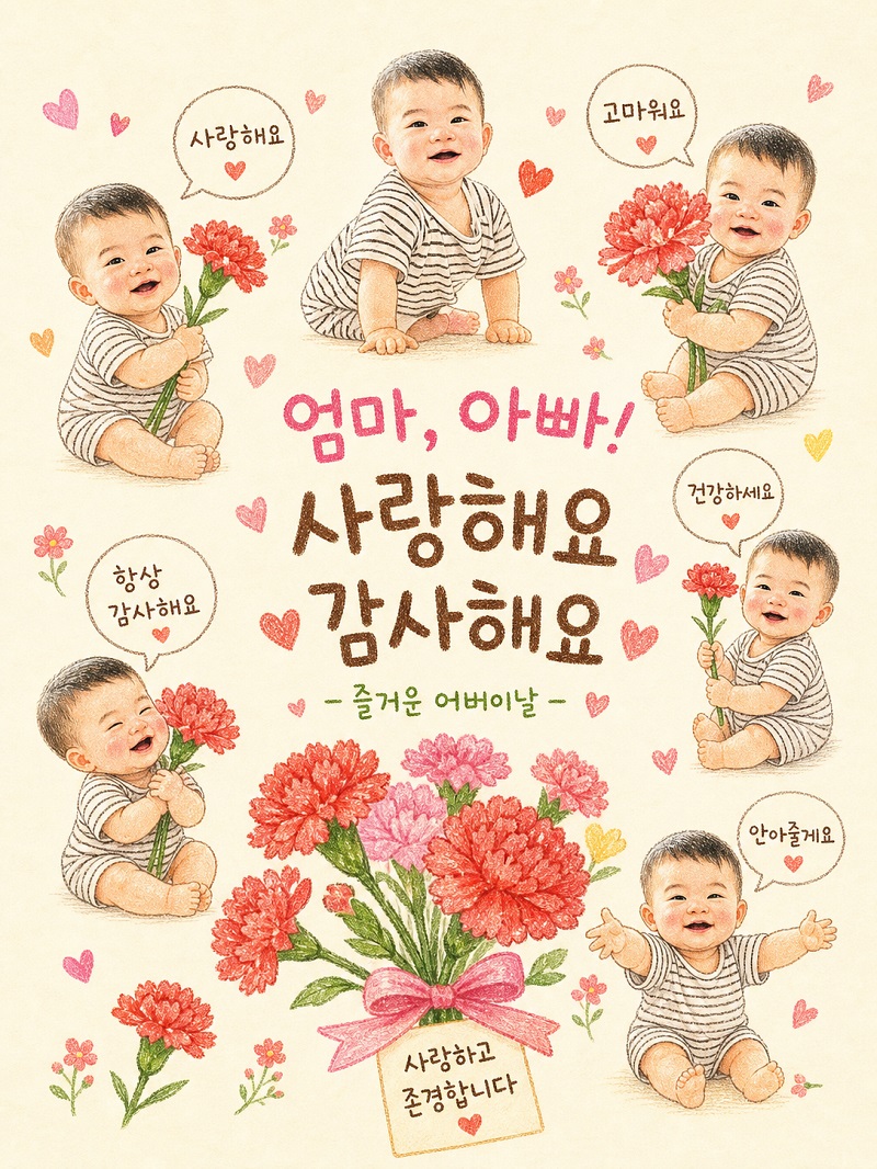 AI 카네이션 이미지 생성 호과