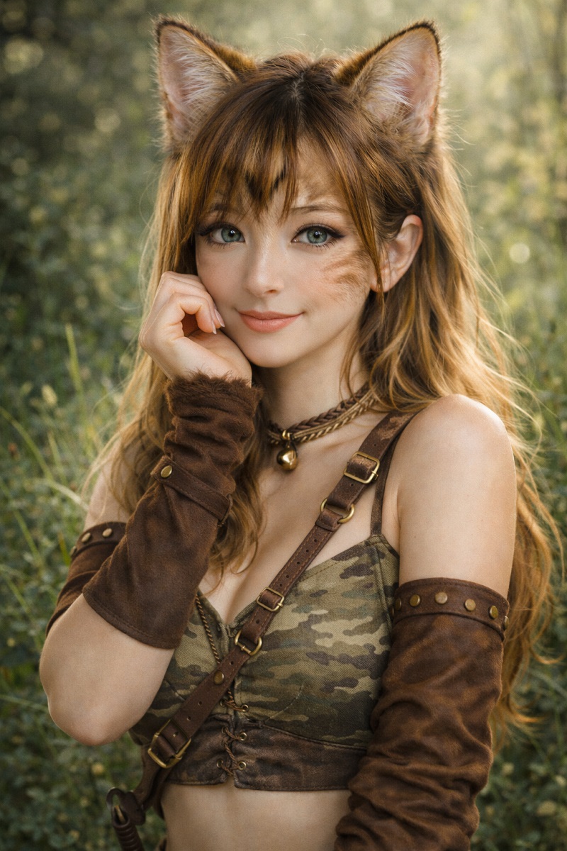 고양이-인간 이미지 다운로드 및 공유