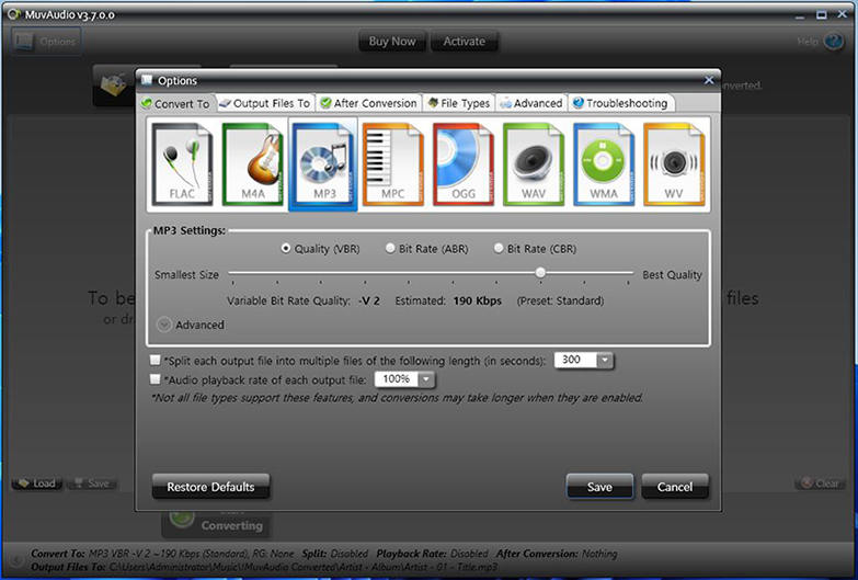 إزالة حماية DRM باستخدام MuvAudio