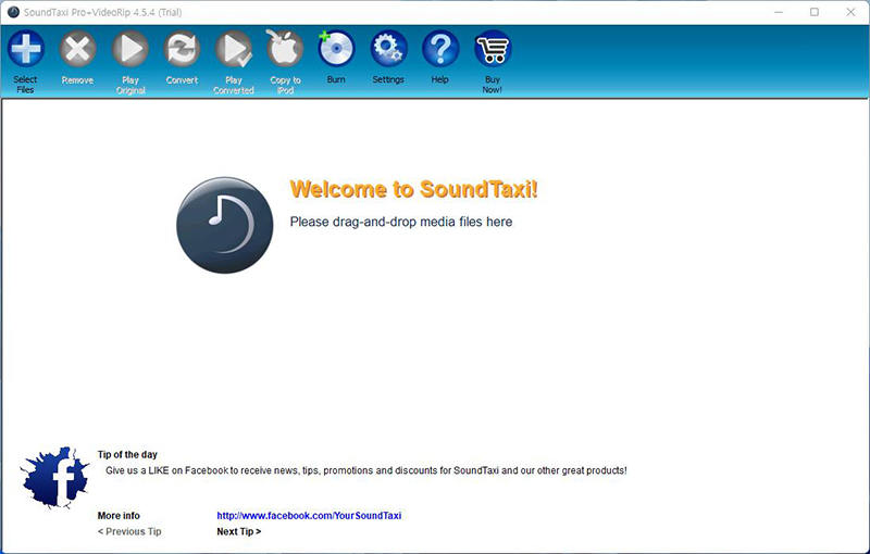 إزالة حماية DRM باستخدام SoundTaxi