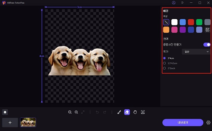AI 강아지 증명사진 만들기