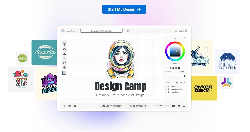 LogoMakr 로고 만들기