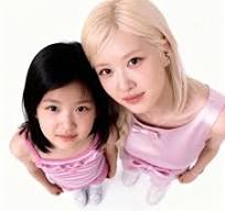IVE Gaeul childhood photo composite