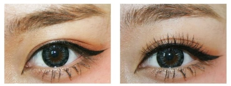 갸루 아이 메이크업