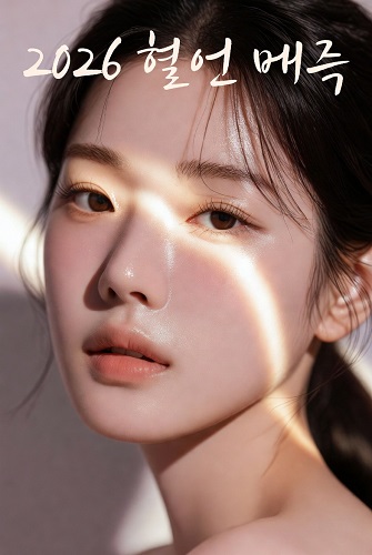하이라이터 빛기둥 메이크업