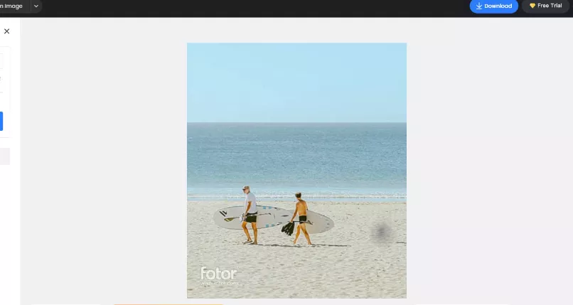 Fotor to ai 지우개