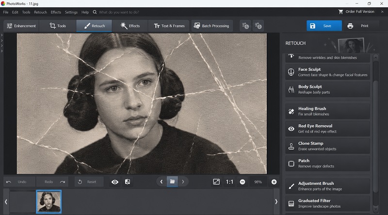 photoworks old photo restorer 