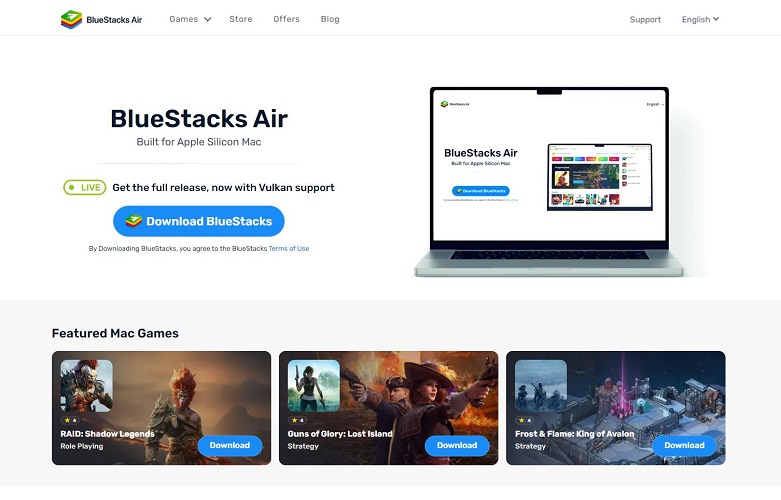 BlueStacks Mac 안드로이드 에뮬레이터