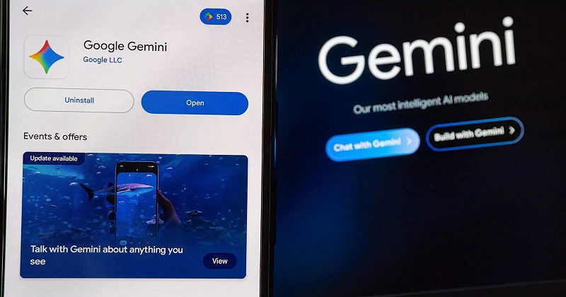 Google Gemini AI 챗봇 