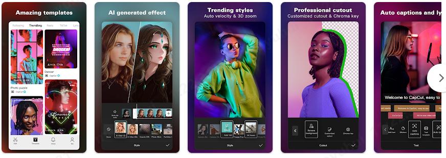 CapCut (캡컷) 침대