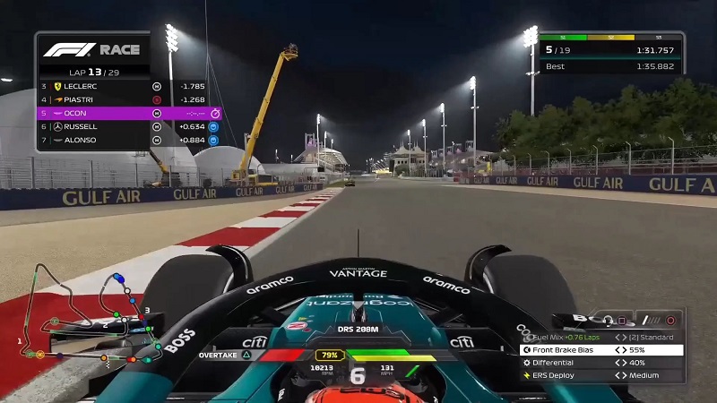 F1 Game Overtake Moment