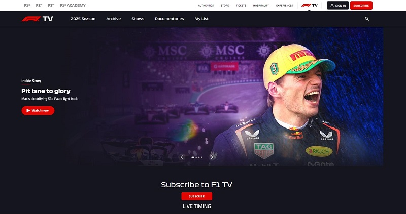 F1 TV Pro