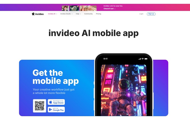 Invideo AI 침대