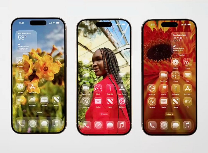 iOS 26 투명 인터페이스