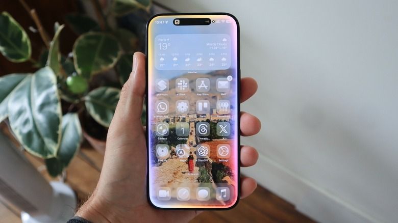 iOS 26 투명 인터페이스