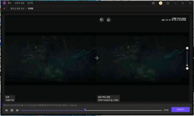 컬러라이즈된 비디오 미리보기