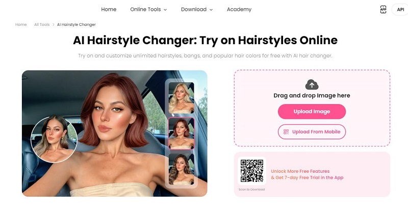 YouCam Makeup 무료 AI 헤어스타일 추천