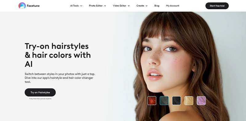 YouCam Makeup 무료 AI 헤어스타일 추천