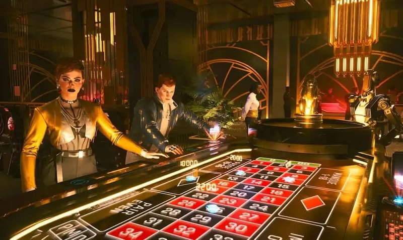 Pacifica Casino billboard in Cyberpunk 2077