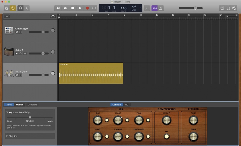 무료 DAW 추천 GarageBand