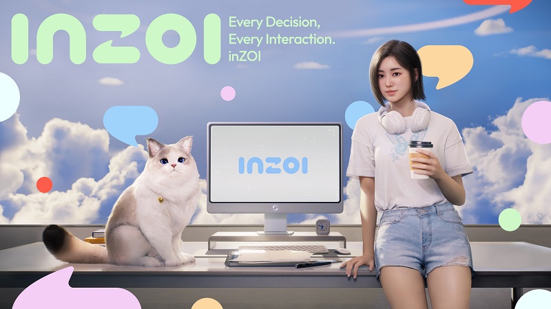 inZOI의 몰입형 게임 세계 탐험