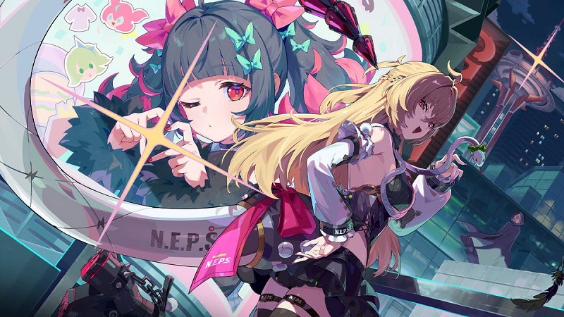 절구제로 신 에리두 번화한 도시 야경